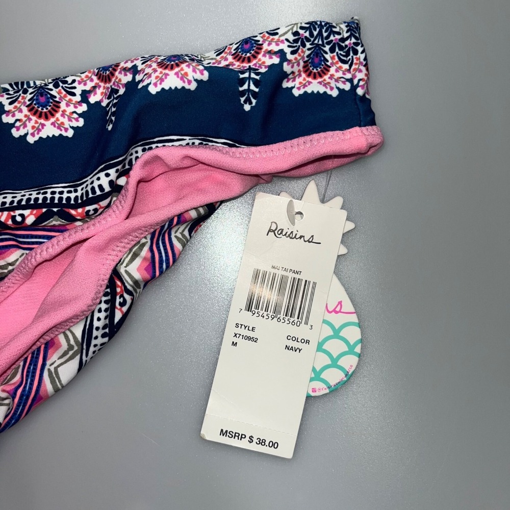 Raisins Mai Tai Pant Womens Bikini Bottoms Swimwear‎ Medium NWT - Picture 2 of 4